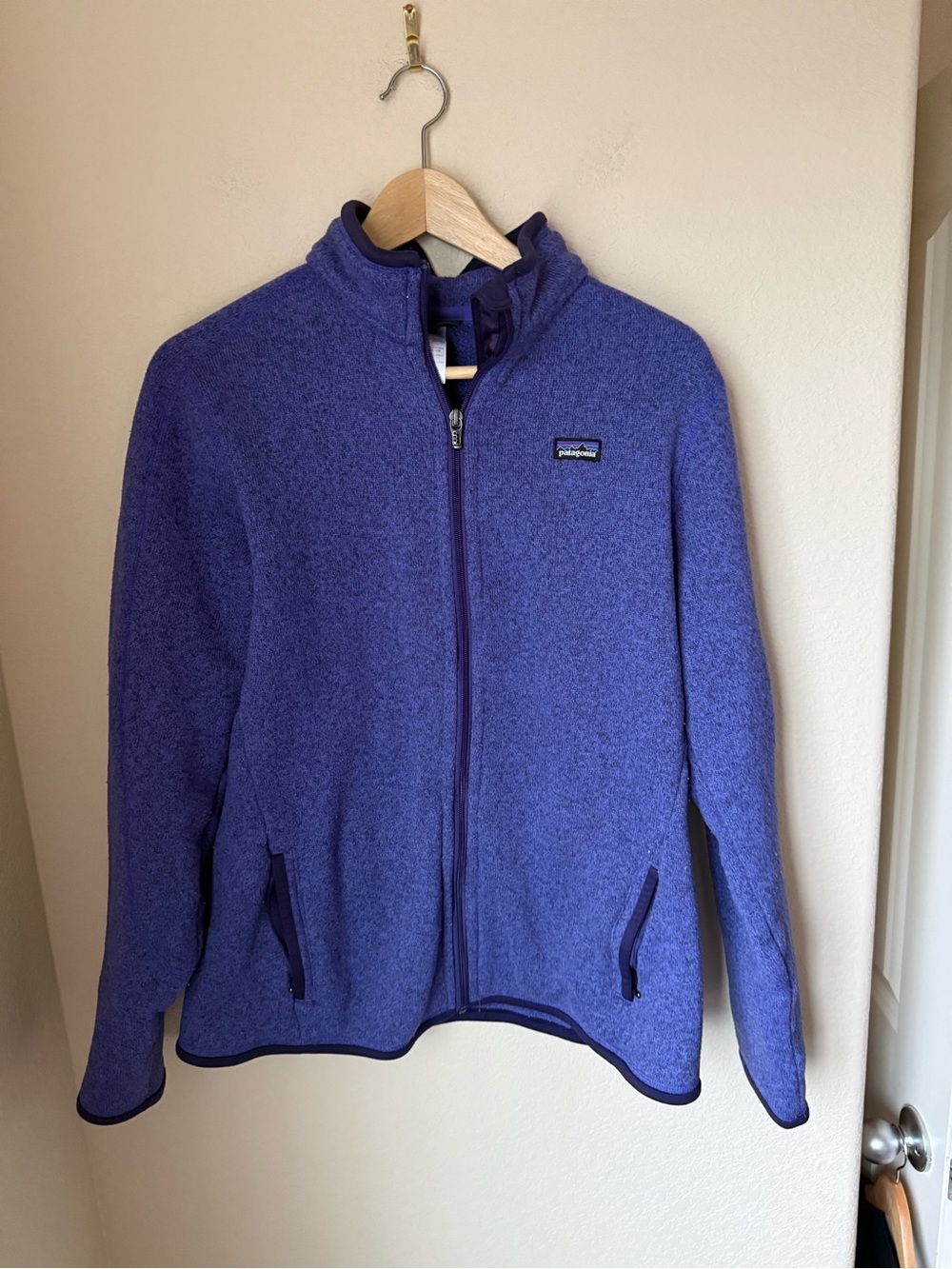 Patagonia Better Sweater Full Zip Fleece Jacket Purple Women’s XL